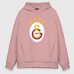 Толстовка оверсайз мужская Galatasaray fc sport, цвет: пыльно-розовый