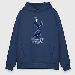 Толстовка оверсайз мужская Tottenham Hotspur fc sport, цвет: тёмно-синий