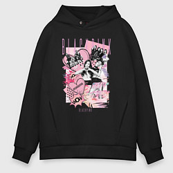 Толстовка оверсайз мужская Blackpink коллаж, цвет: черный