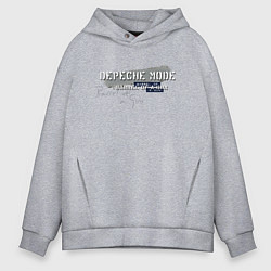Толстовка оверсайз мужская Depeche Mode - Barrel Of A Gun Single, цвет: меланж