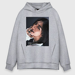 Толстовка оверсайз мужская Hyunjin Rock Star Stray Kids, цвет: меланж