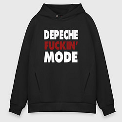 Толстовка оверсайз мужская Depeche Funkin Mode, цвет: черный