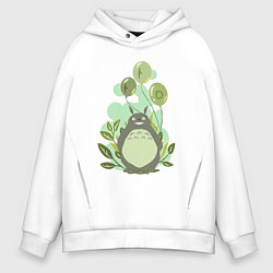 Мужское худи оверсайз Green Totoro