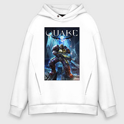 Толстовка оверсайз мужская Quake arena - Ranger, цвет: белый