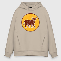 Толстовка оверсайз мужская Рим Лепида Total War: Rome II, цвет: миндальный