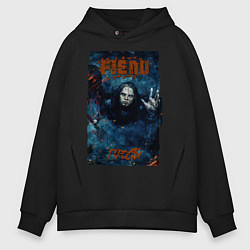 Толстовка оверсайз мужская FIEND - Прости, цвет: черный