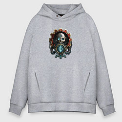 Толстовка оверсайз мужская Адептус Warhammer, цвет: меланж