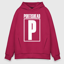 Толстовка оверсайз мужская Portishead, цвет: маджента