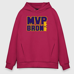 Толстовка оверсайз мужская Lebron James MVP, цвет: маджента