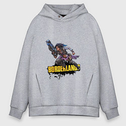 Толстовка оверсайз мужская Borderlands Гонка вооружений, цвет: меланж