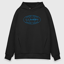 Толстовка оверсайз мужская Корпорация Lumon, цвет: черный