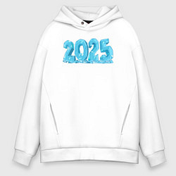 Толстовка оверсайз мужская Ice 2025, цвет: белый