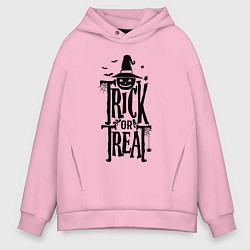 Толстовка оверсайз мужская Кошелек или жизнь, цвет: светло-розовый