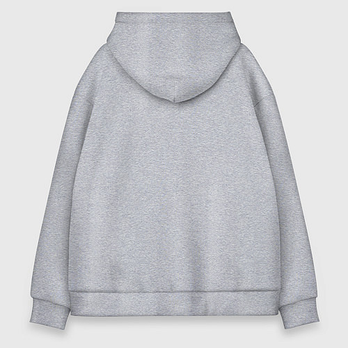 Мужское худи оверсайз Сон сильно необходим / Меланж – фото 2