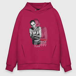 Толстовка оверсайз мужская Underworld - trainspotting born slippy, цвет: маджента