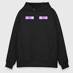 Толстовка оверсайз мужская Enderman Minecraft, цвет: черный
