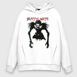 Толстовка оверсайз мужская Death Note Ryuk - светлый, цвет: белый