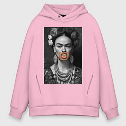 Толстовка оверсайз мужская Фрида swag, цвет: светло-розовый