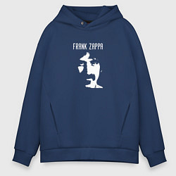 Толстовка оверсайз мужская Tribute to Frank Zappa, цвет: тёмно-синий