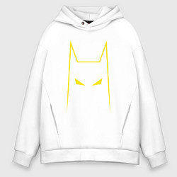Толстовка оверсайз мужская Batman minimalism, цвет: белый