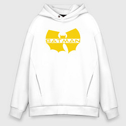 Толстовка оверсайз мужская Wu-tang Batman, цвет: белый
