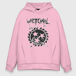 Толстовка оверсайз мужская Whitechapel, цвет: светло-розовый