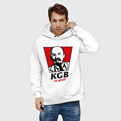 Толстовка оверсайз мужская KGB: So Good, цвет: белый — фото 2