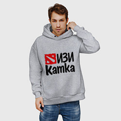 Толстовка оверсайз мужская Изи катка, цвет: меланж — фото 2