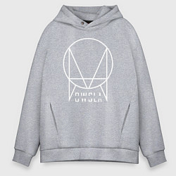 Толстовка оверсайз мужская OWSLA, цвет: меланж
