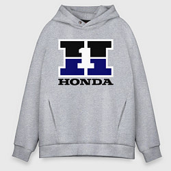 Толстовка оверсайз мужская Honda, цвет: меланж