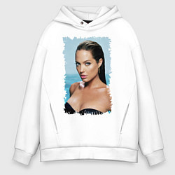 Толстовка оверсайз мужская Summer Jolie, цвет: белый