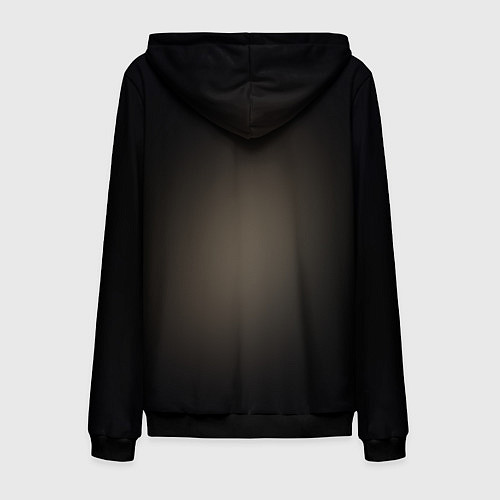 Мужская толстовка на молнии Маска / 3D-Черный – фото 2