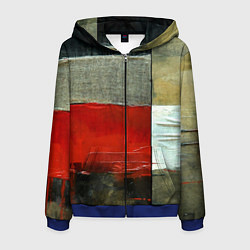 Мужская толстовка на молнии Абстрактное искусство