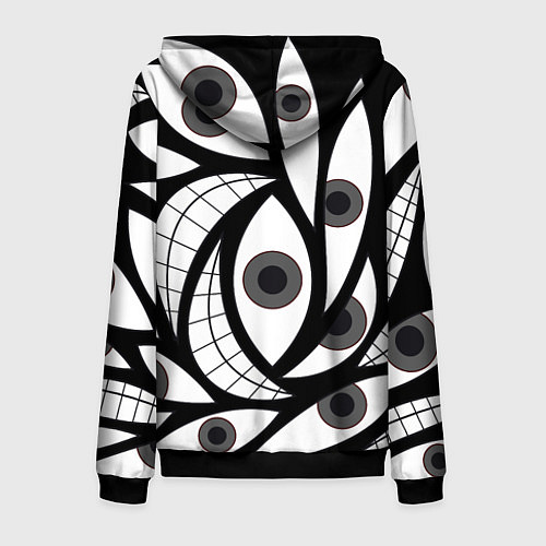 Мужская толстовка на молнии Alchemist Eyes / 3D-Черный – фото 2