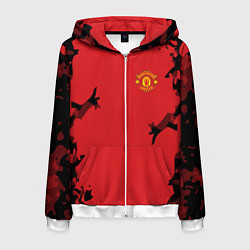 Мужская толстовка на молнии FC Manchester United: Red Original