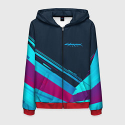 Мужская толстовка на молнии Cyberpunk 2077