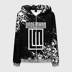 Толстовка 3D на молнии мужская LINDEMANN, цвет: 3D-меланж