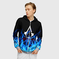 Толстовка 3D на молнии мужская Assassin??s Creed, цвет: 3D-меланж — фото 2