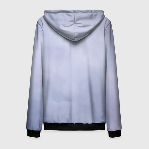 Мужская толстовка на молнии ВВС России / 3D-Черный – фото 2