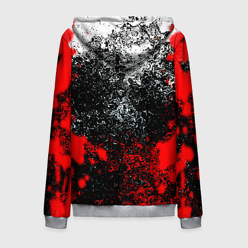 Мужская толстовка на молнии UMBRELLA CORP / 3D-Меланж – фото 2