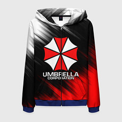 Толстовка 3D на молнии мужская UMBRELLA CORP, цвет: 3D-синий