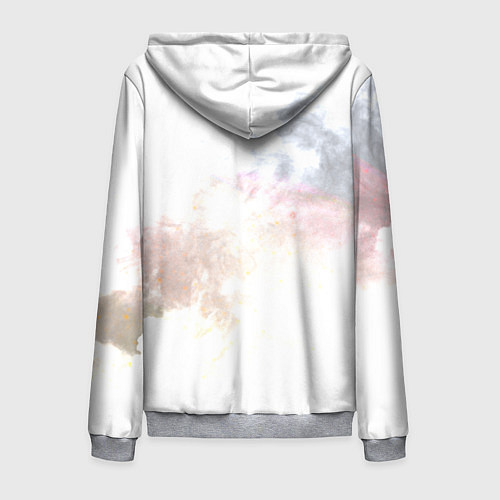 Мужская толстовка на молнии Сплин / 3D-Меланж – фото 2