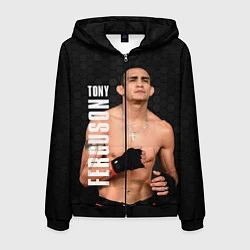 Толстовка 3D на молнии мужская EL CUCUY Tony Ferguson, цвет: 3D-черный