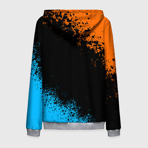 Мужская толстовка на молнии PORTAL / 3D-Меланж – фото 2