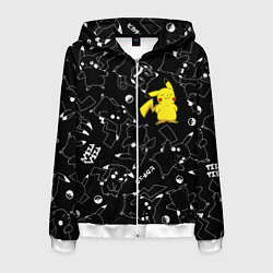 Мужская толстовка на молнии ПИКАЧУ