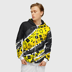 Толстовка 3D на молнии мужская Roblox, цвет: 3D-белый — фото 2