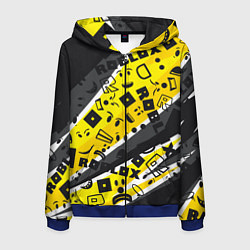 Толстовка 3D на молнии мужская Roblox, цвет: 3D-синий