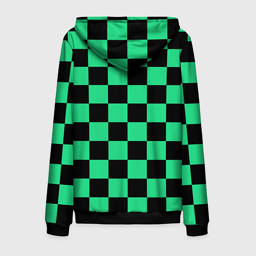 Мужская толстовка на молнии KIMETSU NO YAIBA / 3D-Черный – фото 2