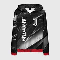 Толстовка 3D на молнии мужская JUVENTUS, цвет: 3D-красный