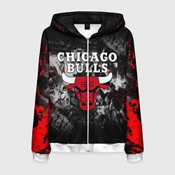 Мужская толстовка на молнии CHICAGO BULLS